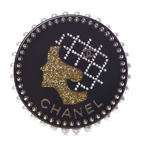 chanel resin brooch